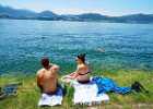 Rast und Schwimmen im Traunsee DSC00726 Traunstein Foto Pfluegl 190609